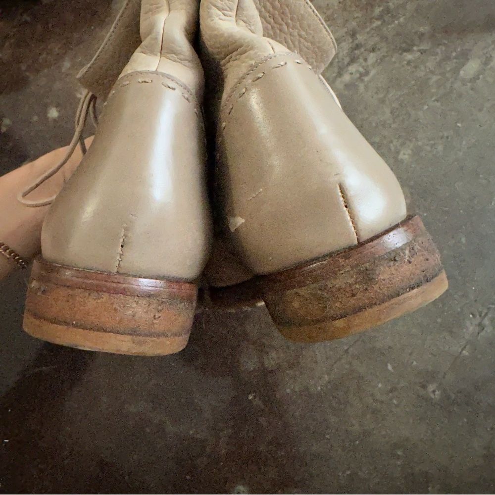 37.5 Celine tan leather boots - Picture 4 of 9
